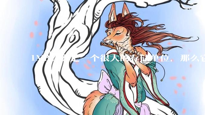 1MB其实是一个很大的存储单位，那么它的存储容量究竟有多大？