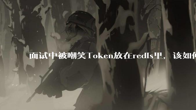 面试中被嘲笑Token放在redis里，该如何应对这种情况呢？